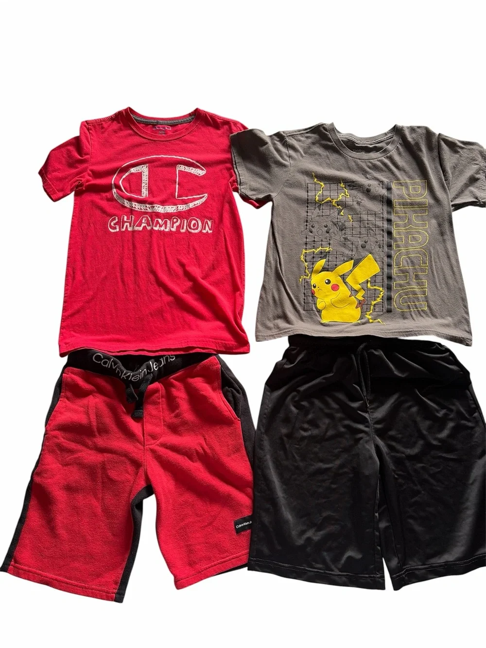 Boys short sleeve T-shirt & Shorts bundle Size 10/12 GUC #74